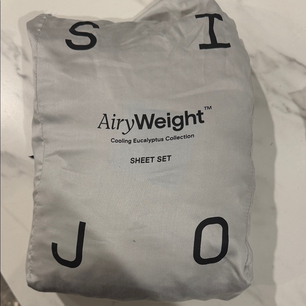 Sijo AiryWeight Cooling Eucalyptus Sheet Set - Gray